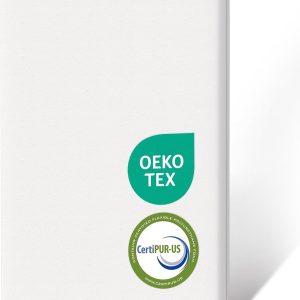 iMMDOKIN Portable Crib Mattress White 38x26x1.5-0
