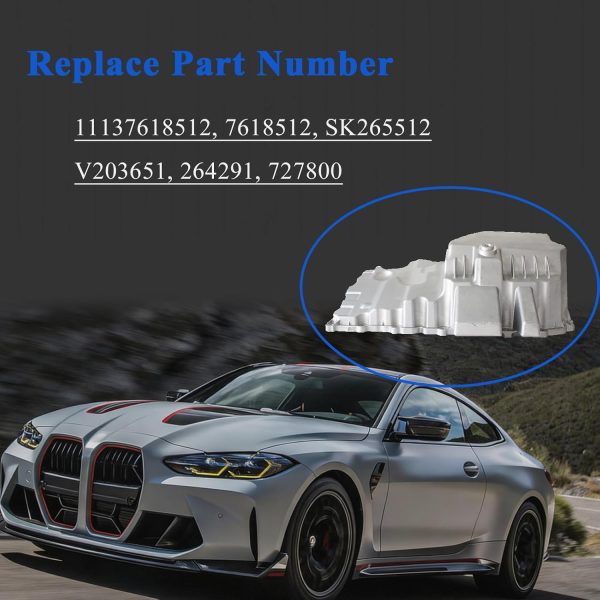 AUCERAMIC Aluminum Engine Oil Pan for BMW-1