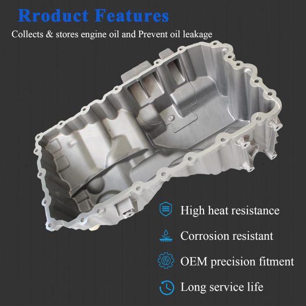 AUCERAMIC Aluminum Engine Oil Pan for BMW-2
