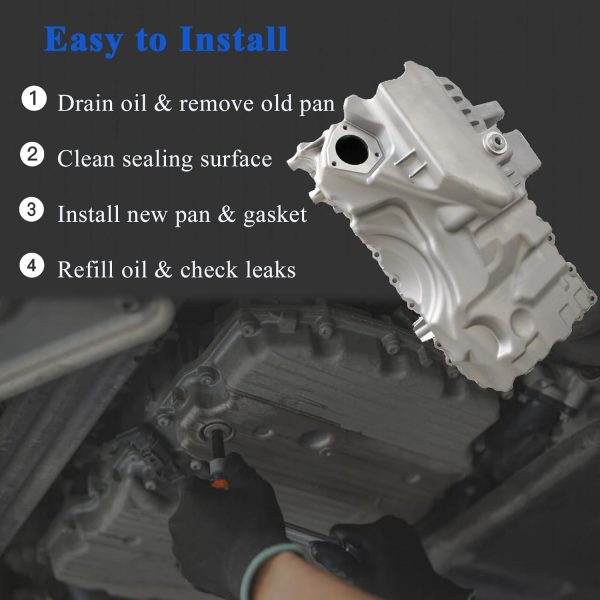 AUCERAMIC Aluminum Engine Oil Pan for BMW-3