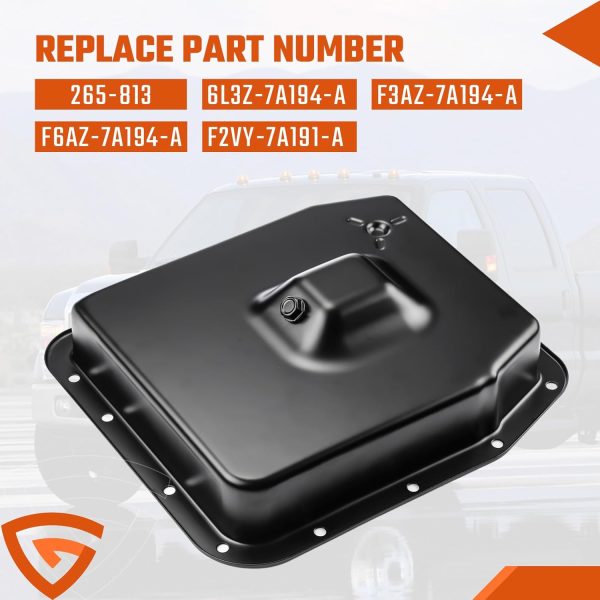 GEARCESS Transmission Oil Pan Aluminum Durable-1