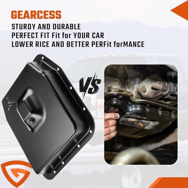 GEARCESS Transmission Oil Pan Aluminum Durable-3