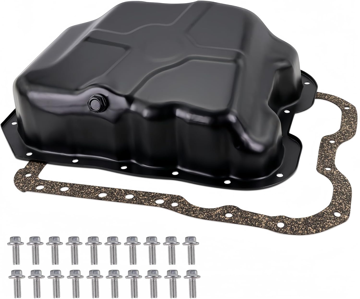KOONDHEEND Engine Oil Pan with Drain Plug
