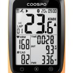 CooSpo BC107 GPS Bike Computer Orange Compact LCD-0