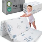 Pink Portable Crib Mattress voomf Baby-0