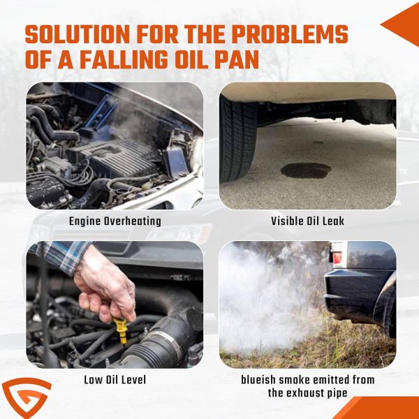 GEARCESS Transmission Oil Pan Steel High Strength-6