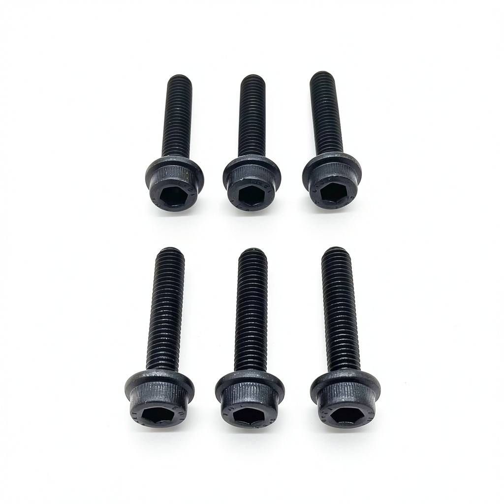 Metric flange bolts in a Jeep engine compartment