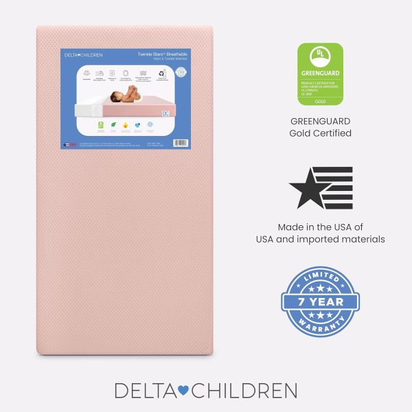 Twinkle Breathable Crib Mattress Made from Recycled-3