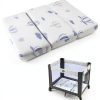 Pink Portable Crib Mattress voomf Baby-2