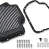 IMOOA Transmission Pan for TH400 TH350 Black Cast Aluminum-0