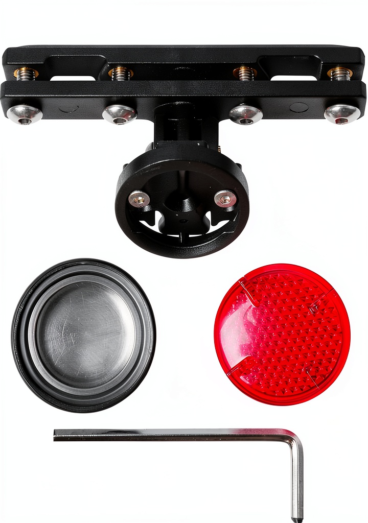 GPS tracker bike mount on a bike handlebar