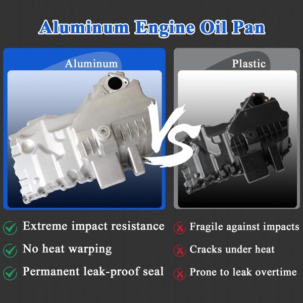AUCERAMIC Aluminum Engine Oil Pan for BMW-4
