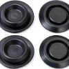 Jeep Wrangler Drain Plug Kit Molloparts Rubber-5
