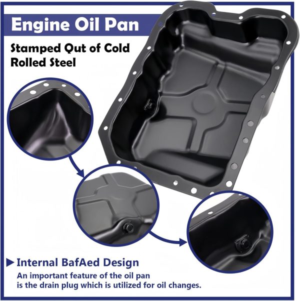 Engine Oil Pan KOONDHEEND Automotive Replacement-3
