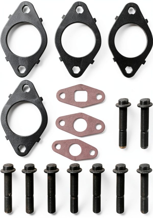 Thcbme Exhaust Manifold Gasket with Bolts for Cummins ISL/ISL‑G-5