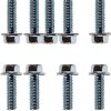 BEONEO Intake Gasket Bolts 24-Piece Zinc Coated for Chevy Small Block-0
