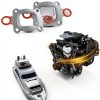 Marine Exhaust Gasket Meiyatec for MerCruiser Stainless Steel Seal-2