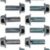 BEONEO Intake Gasket Bolts 24-Piece Zinc Coated for Chevy Small Block-3