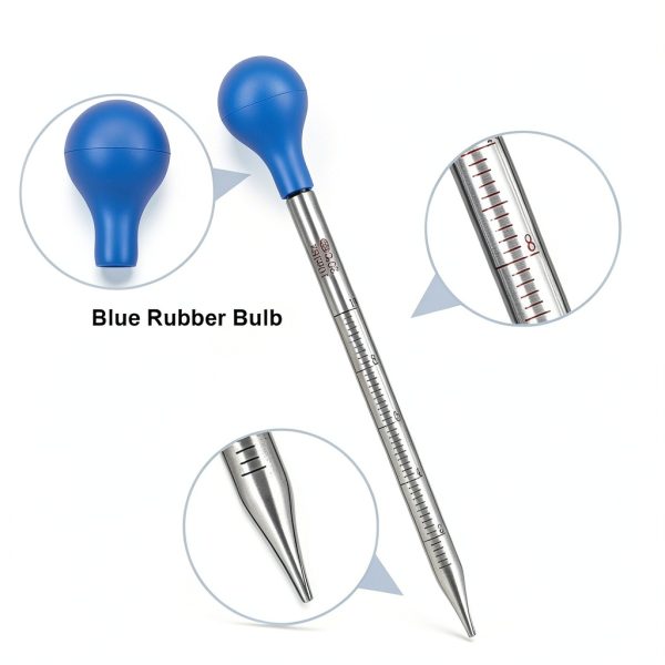 Glass Pipettes Dropper 3 piece 10ml & 3ml Graduated Set by BOHUIZ-2