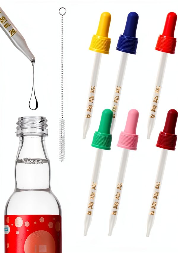 Glass Dropper Pipettes 6Pcs for SodaStream 1ML LeakProof by PetPog-0