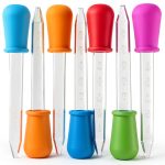 5ml Liquid Droppers Silicone Eye Dropper Shuiniba Slip Resistant 8pcs-0
