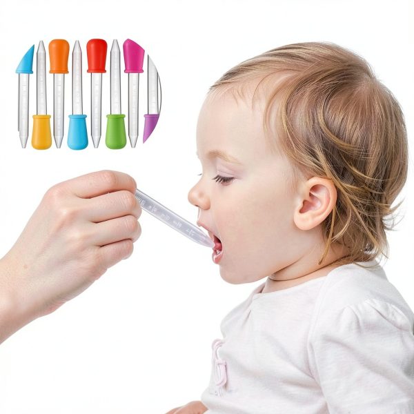 5ml Liquid Droppers Silicone Eye Dropper Shuiniba Slip Resistant 8pcs-4