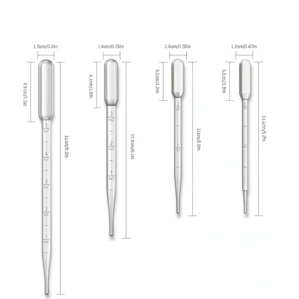 Pipettes Droppers MODASER 30PCS Transfer Set 4 Sizes with Scale-2