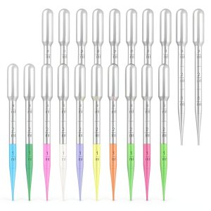 moveland 25PCS 3ML Plastic Dropper Pipettes Eye Dropper for Lab Use-0