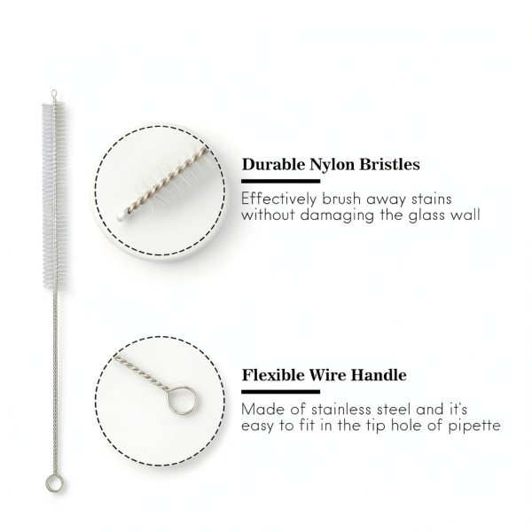 Glass Pipettes Dropper 3Pcs 10ml Graduated with Rubber Bulb Omoojee-3