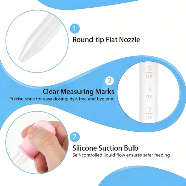 Liquid Droppers 15pcs Silicone 5ml Dropper Set Okxiri 8 Colors-2