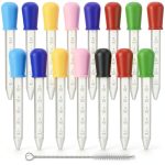 Liquid Droppers 15pcs Silicone 5ml Dropper Set Okxiri 8 Colors-0